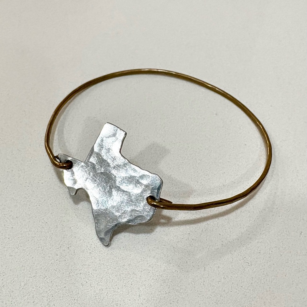 Silver and Gold-tone Texas Bracelet